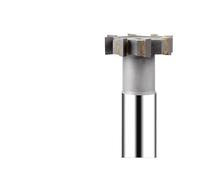 TNPLKIUYT Tipo soldado con autógena tamaños múltiples de la fresa del carburo de la T-ranura en T de la aleación YG8(16mmx10dx70l,3H)