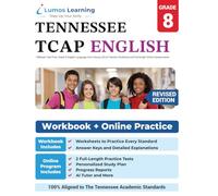 TNReady Test Prep: Grade 8 English Language Arts Literacy (ELA) Practice Workbook and Full-length Online Assessments: Tennessee Test Study Guide