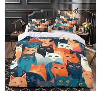 TNSGHAVED Montones de Efectivo Funda de Edredón 3 Piezas Suave Estampado 3D Cierre de Cremallera Oculta con Fundas de Almohada Finanzas empresariales Funda Edredon for Familia Double（200x200cm）