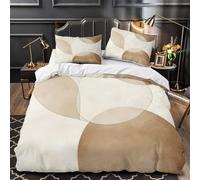 TNSGHAVED Patrón Abstracto Azul Funda de Edredón Suave 3 Piezas Estampado 3D Cierre de con Fundas de Almohada Transpirable Diseño geométrico Moderno Funda Edredon for jóvenes King（220x240cm）