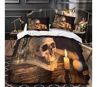 TNSGHAVED Perro dálmata Funda de Edredón Juego de 3 Piezas Estampado 3D Cierre de Incluye Fundas de Almohada Transpirable Retrato artístico de Animales Funda Edredon for Adultos Double（200x200cm）