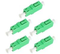 TNSLAND Adaptador de Fibra óptica de 5 Piezas, Adaptador de Fibra óptica Lc/Apc Monomodo Simplex para Red de Acceso al Sistema de Comunicación por Fibra óptica, Rápido