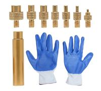 TNSLAND Juego de 8 puntas de soldador para insertos roscados, Ayuda para Fundir M2 M2.5 M3 M4 M5 M6 M8 para componentes de impresora 3D de plástico y proyectos de bricolaje