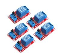 TNSLAND Módulo de relé de un canal de 5 V, módulo de relé de 1 canal con optoacoplador alto o bajo, placa de ampliación para Raspberry Pi Arduino Board