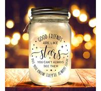 TNSLAND Regalos Para Mujeres, Amigas, Regalo Para Novia, Luz LED Para Botella Con Refrán, Mejor Amiga, Regalos de Cumpleaños, Navidad Para Novia, Regalos de Amistad