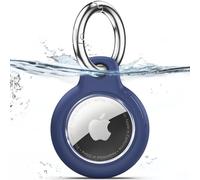 TNSNK Waterproof for Apple Airtag Holder Case with Lock, Airtag Pendant Key Ring Case with Keychain for Luggage/Bicycles/Pets