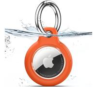 TNSNK Waterproof for Apple Airtag Holder Case with Lock, Airtag Pendant Key Ring Case with Keychain for Luggage/Bicycles/Pets