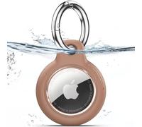 TNSNK Waterproof for Apple Airtag Holder Case with Lock, Airtag Pendant Key Ring Case with Keychain for Luggage/Bicycles/Pets