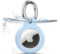 TNSNK Waterproof for Apple Airtag Holder Case with Lock, Airtag Pendant Key Ring Case with Keychain for Luggage/Bicycles/Pets
