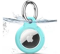 TNSNK Waterproof for Apple Airtag Holder Case with Lock, Airtag Pendant Key Ring Case with Keychain for Luggage/Bicycles/Pets