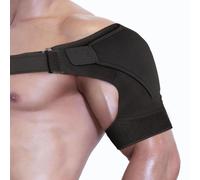 TNSOYCA 1 Pieza Hombrera Ajustable,Apoyo de Hombro de Neopreno Transpirable,para el Manguito Rotador, Alivio del Dolor de Hombro, Desgarro de Labrum, Bursitis,Hombres y Mujeres