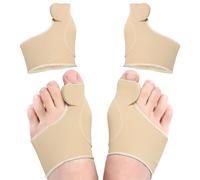 TNSOYCA 2 Piezas Corrector de Juanetes,Corrector Hallux Valgus, Separador De Silicona Gel Suave para Aliviar el Dolor,Endereza el Dedo Gordo del pie para Hombre y Mujer