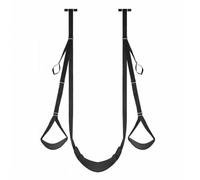 TNSRAY Columpios de nailon suave con asiento suave, columpio para colgar sobre la puerta con asiento ajustable, múltiples posiciones de yoga, columpio familiar, columpio colgante para interiores