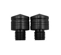 TNSRAY Tapones para Espejos de Motocicletas, Tapas para Espejos de Motocicletas,par de Tapones Ciegos para Espejos retrovisores de Motocicletas de Aluminio CNC, el Sentido de Las Agujas del Reloj