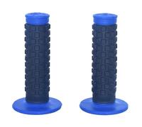 TNTGEBFVBG Cinta De Manillar Moto Empuñadura Izquierda/derecha Para Motocicleta Empuñaduras De Goma 7/8 "para Manillar Almohada Mx Acelerador Barra 22mm(Blue)