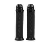 TNTGEBFVBG Cinta De Manillar Moto Empuñaduras De Barra Manillar Goma Antideslizante 7/8 ''1 Par Bicicleta Motocicleta Mano(Black)