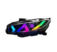 TNTGEBFVBG Conjunto de faro delantero Para Civic 10.a Generación 2016-2021 Conjuntos Faros LED Coche Antiniebla DRL Lámpara Señal Giro Freno Iluminación Automática Juego Faros Principales(RGB)