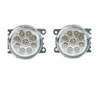 TNTGEBFVBG Conjunto de faro delantero Para Jeep Para Renegade Para Compass 2015-2018 Luces Antiniebla LED Faros Rejilla 9 Pares De Chips Accesorios Juego Faros Principales(Led A)