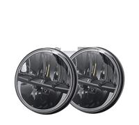 TNTGEBFVBG Conjunto de faro delantero Para Jeep Para Wrangler TJ JK LJ CJ Para Land Para Rover Para Defender Par Luces Correr Faro LED 7 Pulgadas H4 Hi-Lo Juego Faros Principales