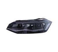 TNTGEBFVBG Conjunto de faro delantero Para VW Para Polo Plus 2019-2024 Conjuntos De Faros LED Coche Antiniebla DRL Lámpara Señal Giro Freno Juego Faros Principales(1 set slive)