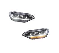TNTGEBFVBG Conjunto de faro delantero Para VW Para Touran L 2016-2019 Conjuntos De Faros LED Coche Antiniebla DRL Lámpara Señal Giro Freno Juego Faros Principales
