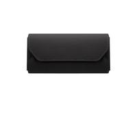 TNTGEBFVBG Estuches Gafas Coche para Coche, Compatible con DS Spirit DS4S DS5 5LS DS3 DS4 DS6 DS7 DS9 Wild Rubis Estuche para Gafas de Sol de Piel portátil Funda Gafass Coches Universal(Black 1pc)