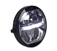 TNTGEBFVBG Faro 7 Pulgadas Moto Faro LED Universal Para Motocicleta Luz De Conducción Con Modificación Estilo Retro Moderno 36W Certificado CE E8-stamp(Running lights white)