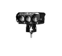 TNTGEBFVBG Faro 7 Pulgadas Moto Luz Antiniebla Led Bicolor Blanco Y Amarillo 4 Lentes Luces De Conducción Foco Superbrillante Para Motocicleta Coche Sin Ventilador(1 PCS White Yellow)