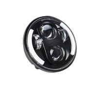 TNTGEBFVBG Faro 7 Pulgadas Moto Para Sportster Para Dyna Iron 883 5,75 Pulgadas LED Faro Proyector Halo Anillo Motocicleta 3/4 "alto Haz Bajo DRL Señal Giro