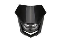 TNTGEBFVBG Faro 7 Pulgadas Moto Para Suzuki Motocross Dirt Bike Accesorios Modificados 35W Motocicleta Faro Placa Máscara Carenado H4(Black)