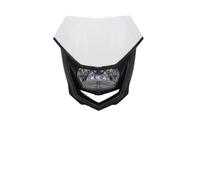 TNTGEBFVBG Faro 7 Pulgadas Moto Para Suzuki Motocross Dirt Bike Accesorios Modificados 35W Motocicleta Faro Placa Máscara Carenado H4(WHITE)