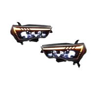 TNTGEBFVBG Juego Faros Principales Para Toyota Para 4Runner 2010-2023 Par Faros Delanteros LED Con Efecto Agua Parpadeante Y Luz Diurna DRL Para Automóvil(RHD With Demon Eyes)