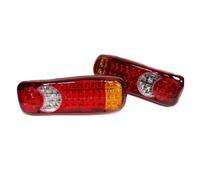 TNTGEBFVBG Luz Trasera Lado Del Conductor Y Pasajero Luz Trasera De Freno Para Coche Camiones Remolques 12V Parada Marcha Atrás Lámpara Lateral 46LED 2 Uds(2PCS 12V)