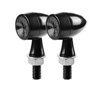 TNTGEBFVBG Luz Trasera Moto 12V Luz LED Para Mini Motocicleta Intermitente Ámbar Delantero Y Trasero Blanco 3 Cables Diurna DRL Roja De Freno Impermeable(Amber White-Smoke)