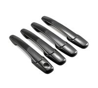 TNTGEBFVBG Manilla Exterior Universal Para Ford Para Edge Fusion Para Lincoln Para Mercury Milan 2006-2014 Reemplazo Coche Cubierta De Manija Puerta Empuñaduras Traseras(Carbon Fiber)