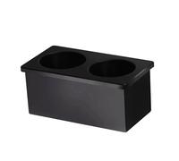 TNTGEBFVBG Multifuncional Car Seat Gap Cup Holder para 9600 9500 9610 9510 Accesorios para Tractor Portavasos para Bebidas Soporte Doble Negro para Vasos De Agua