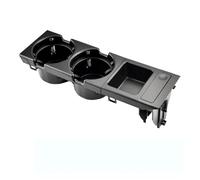 TNTGEBFVBG Multifuncional Car Seat Gap Cup Holder para BMW E46 Series 1999-2006 Portavasos De Almacenamiento para Coche con Doble Orificio 51168217953 51168217955(Black 1)