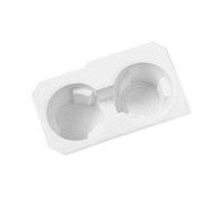 TNTGEBFVBG Multifuncional Car Seat Gap Cup Holder para Tesla para Modelo para 3 para Highland 2024 Portavasos De Silicona Organizador Bebidas Accesorios Interior Coche(White)