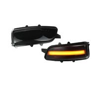 TNTGEBFVBG Para Volvo C30 C70 S40 V40 V50 V70 Para S60 2 Luces LED De Espejo Lateral Con Lente Ahumada Ámbar Intermitentes Dinámicos Indicador Lateral Espejo