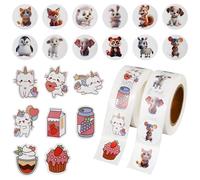 TNTGMG 1000 pegatinas, lindas pegatinas de dibujos animados, divertidas pegatinas para álbumes de recortes, planificadores, regalos y recompensas, pegatinas divertidas para botellas de agua