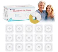 TNTNDAY 20 anillos moldeables de barrera de ostomía de 4 mm, anillos extensores elásticos para la piel, diámetro exterior de 48 mm de grosor, suministros de bolsa de ostomía hidrocoloide médica, mejor