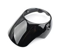 TNTVLMVUZ Parabrisas Deflector Viento Parabrisas Motocicleta Máscara Carenado Faro Motocicleta para Bonneville para T100 para T120 para SE para Thruxton 900 para 2001-2019 Negro Brillante