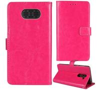 Tnviud Soporte Funda Carcasa Protección De Piel para Maxcom Comfort MM428BB 1.8" Flip Folio Billetera PU Cuero Cover Book Wallet Leather Case (Rosa)