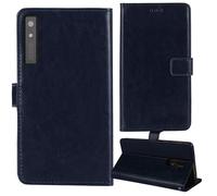 Tnviud Soporte Funda Carcasa Protección De Piel para Onyx Boox Palma 2 Pro 6.13" Flip Folio Billetera PU Cuero Cover Book Wallet Leather Case (Azul Oscuro)