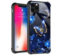 TnXee Case Compatible with iPhone 11 Pro Max Case Blue Sky Flower Moo