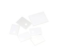 TO-220 20 * 25 * 0.635/1 22 * 28 * 0.635/1mm diámetro de óxido de aluminio aislamiento de alúmina arandela conductora térmica hoja de junta de almohadilla de cerámica(20x25x1mm,100PCS_NO HOLE)
