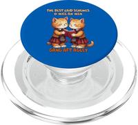 To A Mouse Orange Cats Recitando Quemaduras Poesía PopSockets PopGrip para MagSafe