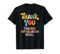 To All My Teachers Thank You Retro Teacher Apreciation Week Camiseta
