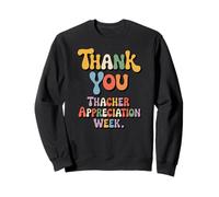 To All My Teachers Thank You Retro Teacher Apreciation Week Sudadera
