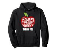 To All My Teachers Thank You Teacher Apreciation W pple Sudadera con Capucha